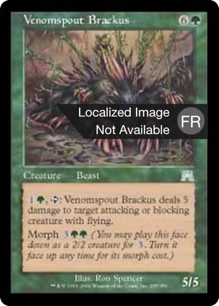 Brackus lance-venin — Onslaught — Magic: The Gathering