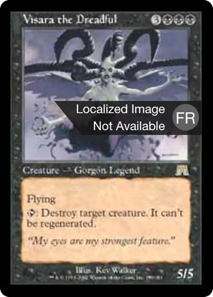 Visara la redoutable — Onslaught — Magic: The Gathering