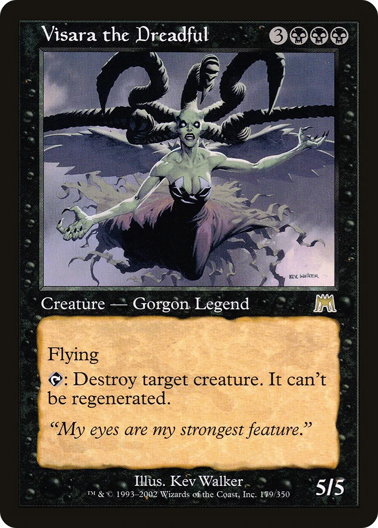 Visara the Dreadful — Onslaught — Magic: The Gathering