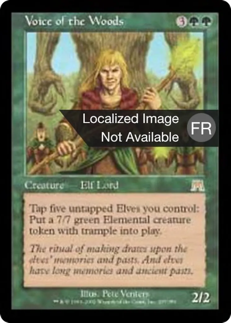 La Voix des bois — Onslaught — Magic: The Gathering