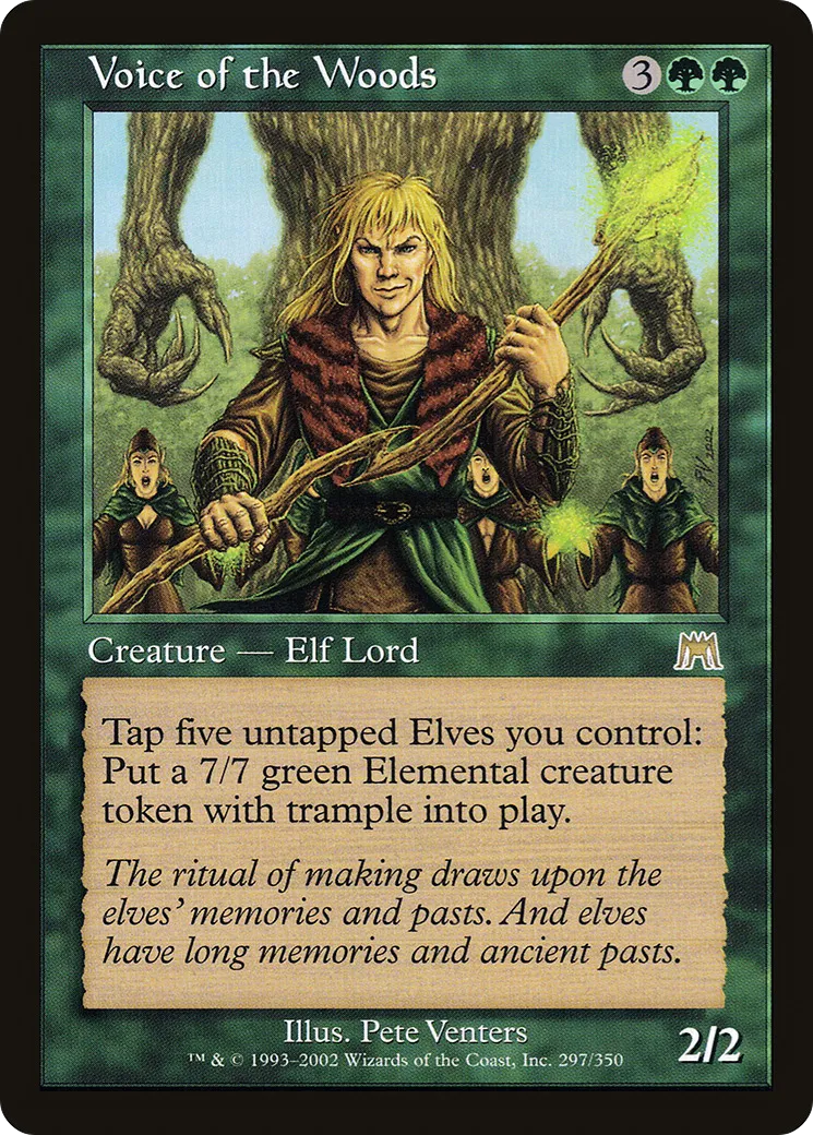 La Voix des bois — Onslaught — Magic: The Gathering