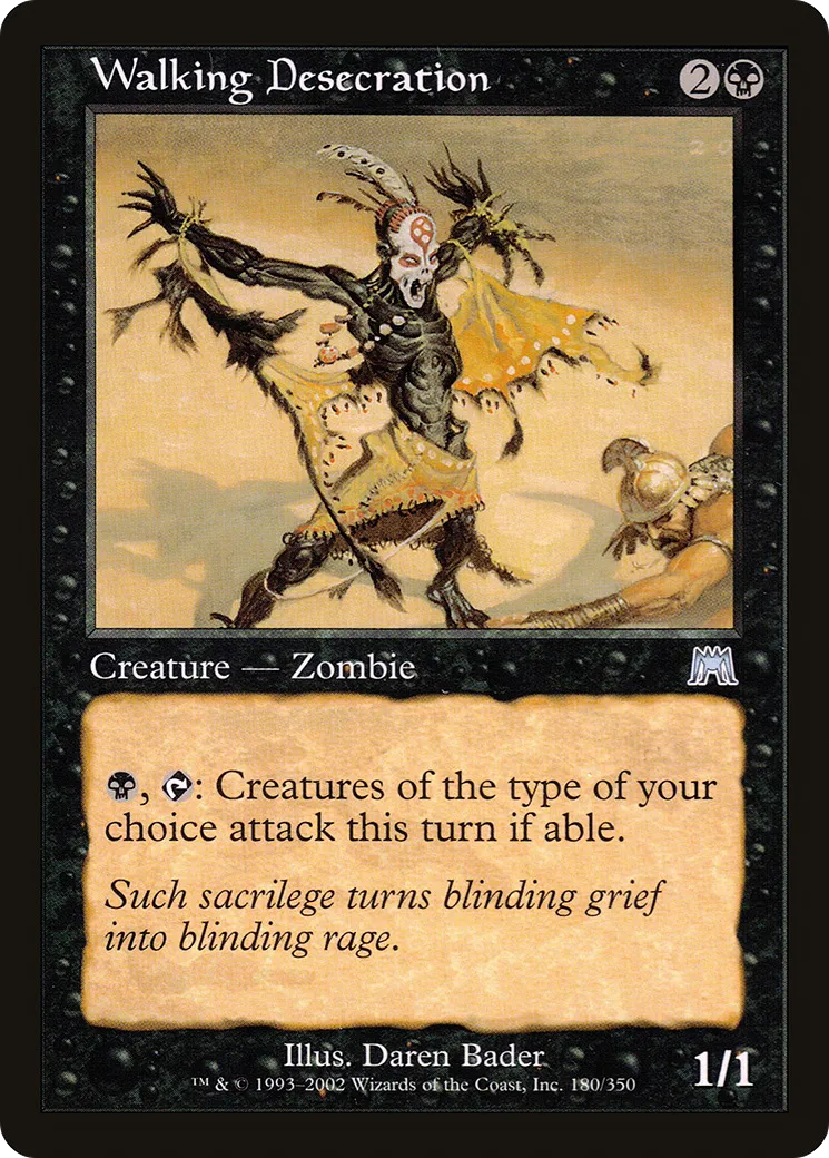 Walking Desecration — Onslaught — Magic: The Gathering