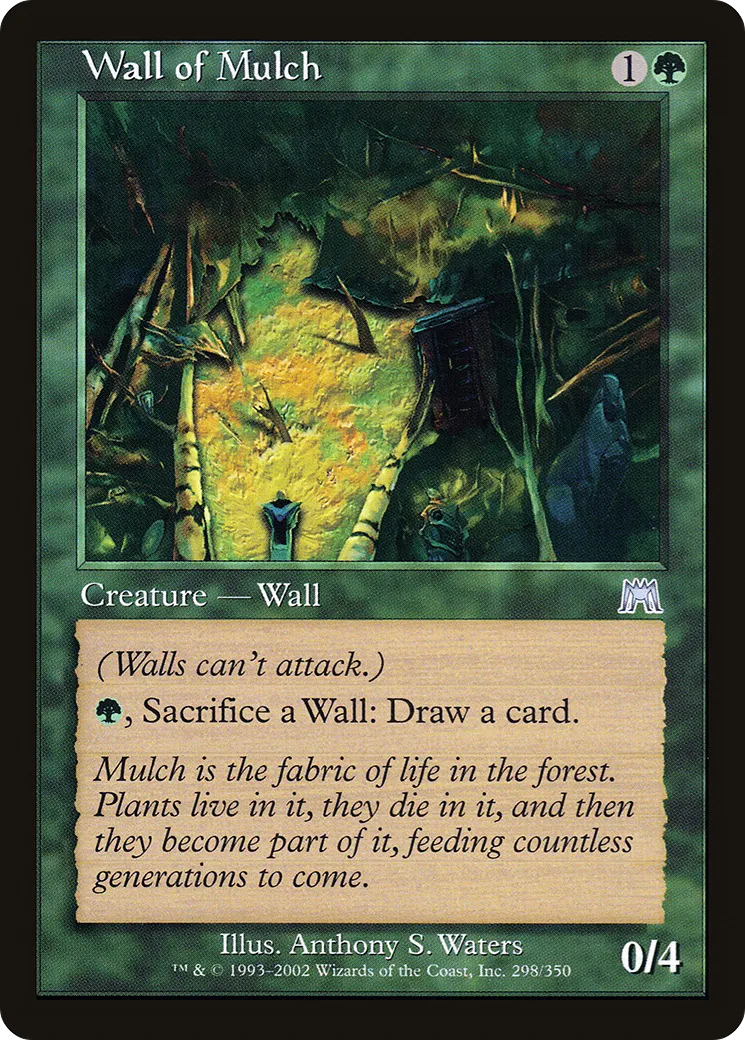 Mur de paillis — Onslaught — Magic: The Gathering