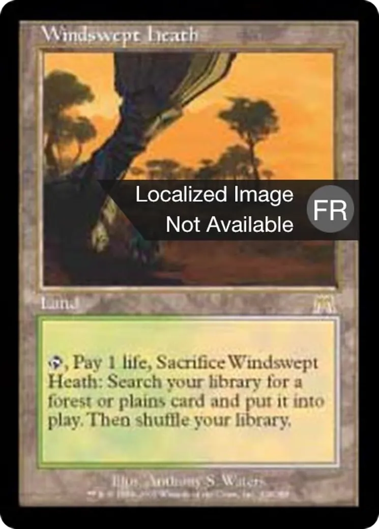 Lande venteuse — Onslaught — Magic: The Gathering