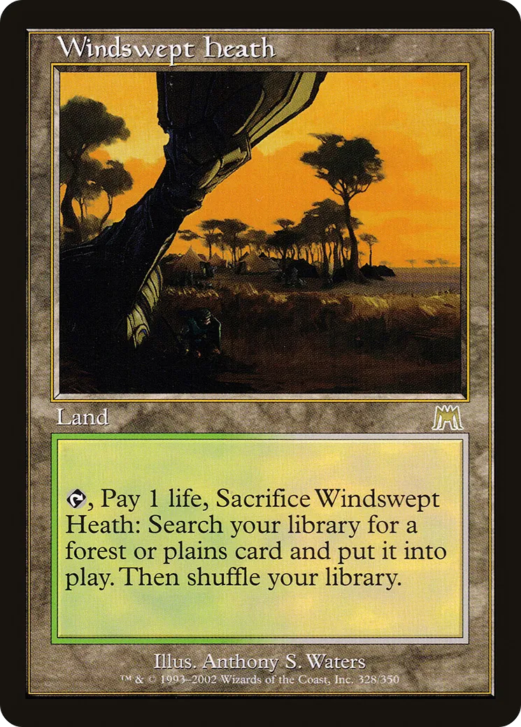 Lande venteuse — Onslaught — Magic: The Gathering