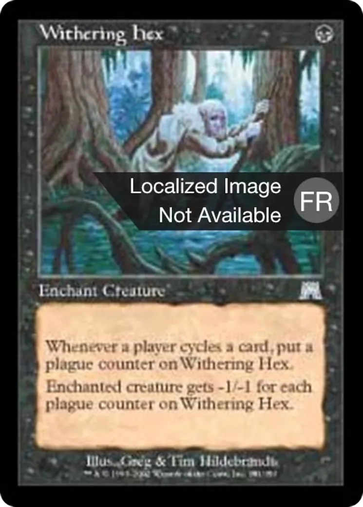 Maléfice flétrissant — Onslaught — Magic: The Gathering