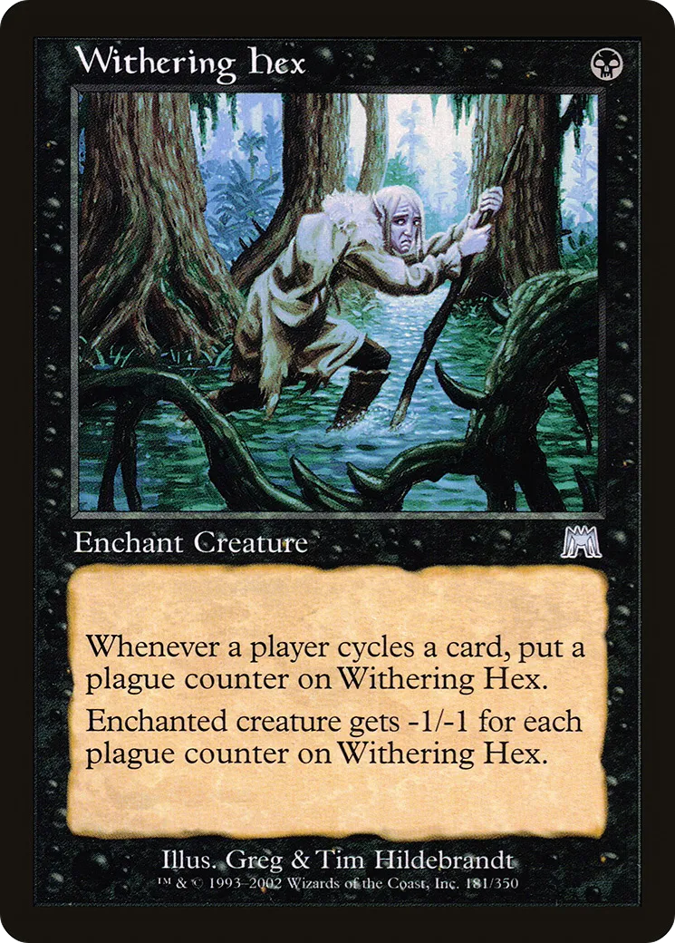 Withering Hex — Onslaught — Magic: The Gathering