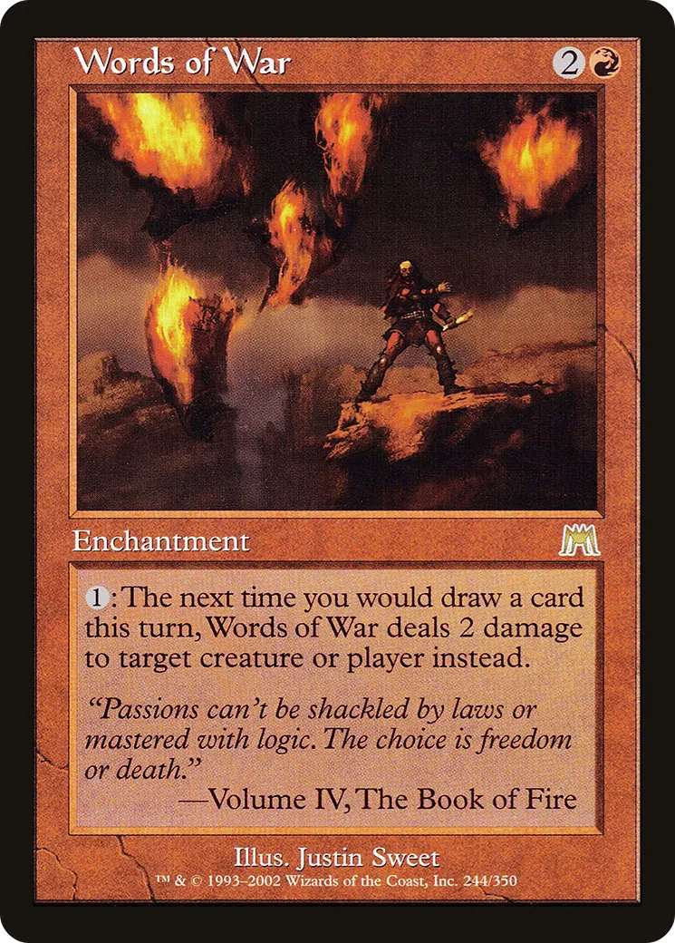 Paroles de guerre — Onslaught — Magic: The Gathering