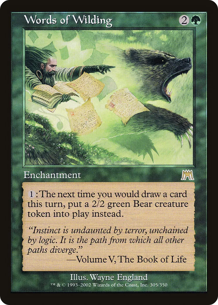 Words of Wilding — Onslaught — Magic: The Gathering