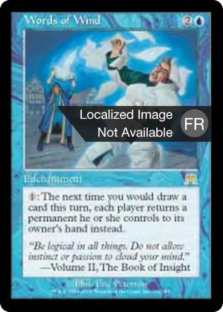 Paroles du vent — Onslaught — Magic: The Gathering