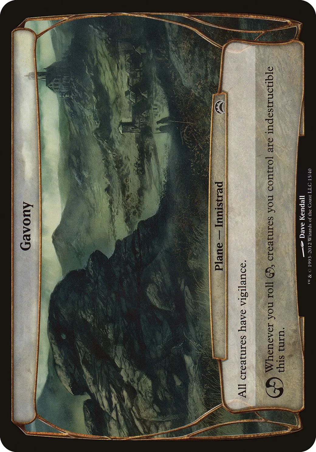 Gavony — Planechase 2012 Planes — Magic: The Gathering
