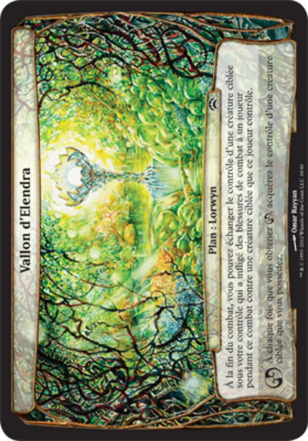Vallon d'Elendra — Planechase 2012 Planes — Magic: The Gathering