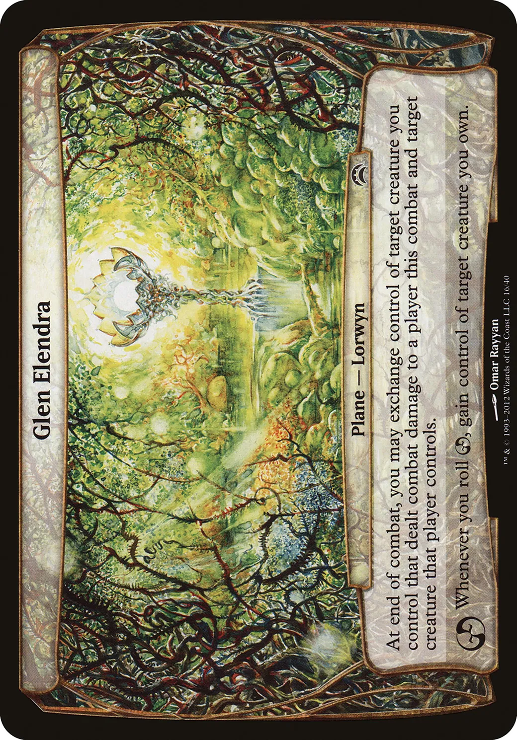 Glen Elendra — Planechase 2012 Planes — Magic: The Gathering