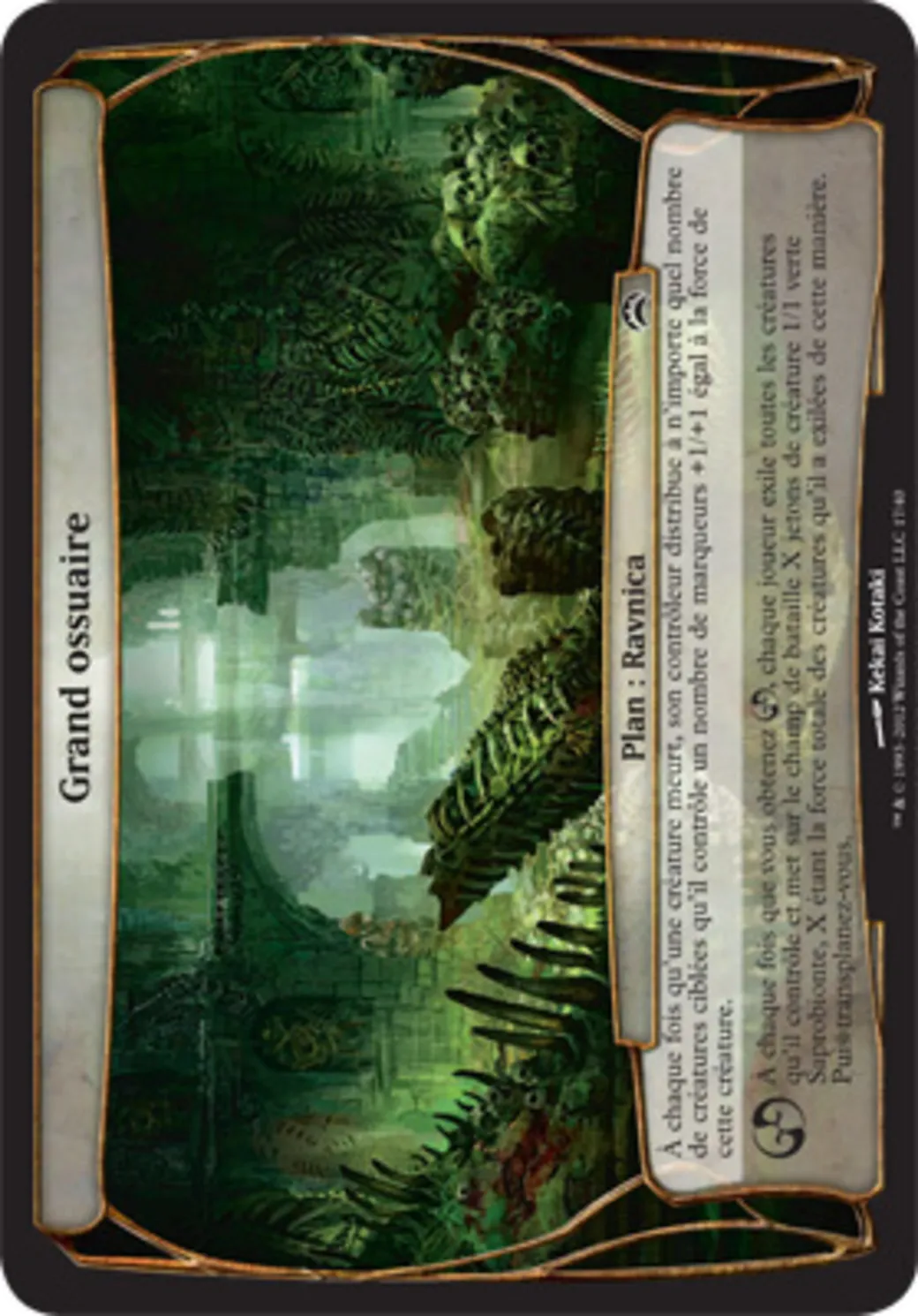 Grand ossuaire — Planechase 2012 Planes — Magic: The Gathering
