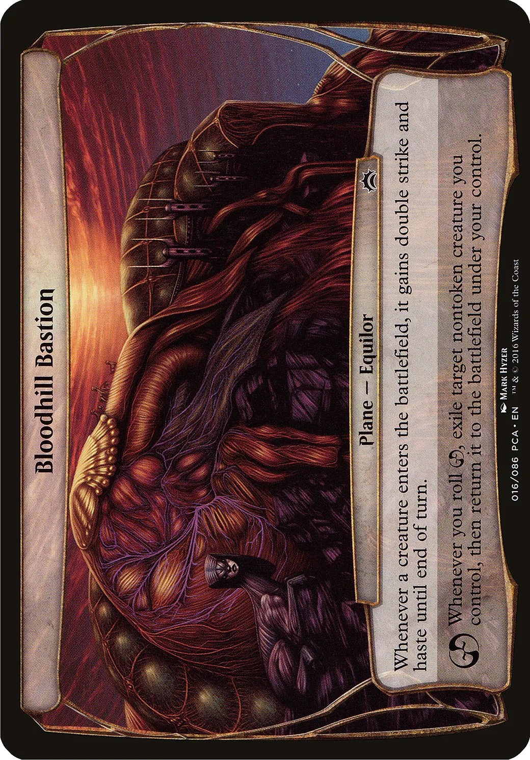 Bloodhill Bastion — Planechase Anthology Planes — Magic: The Gathering
