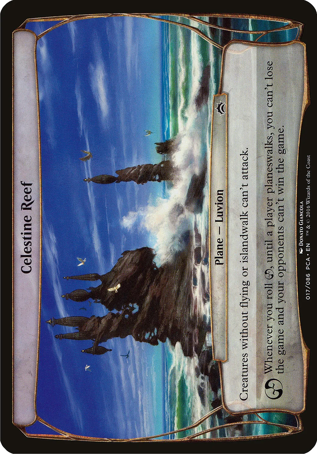 Celestine Reef — Planechase Anthology Planes — Magic: The Gathering