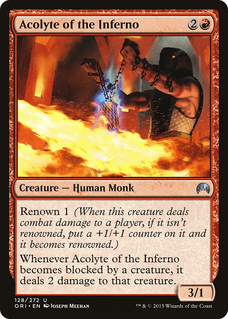 Acolyte of the Inferno — Magic Origins — Magic: The Gathering