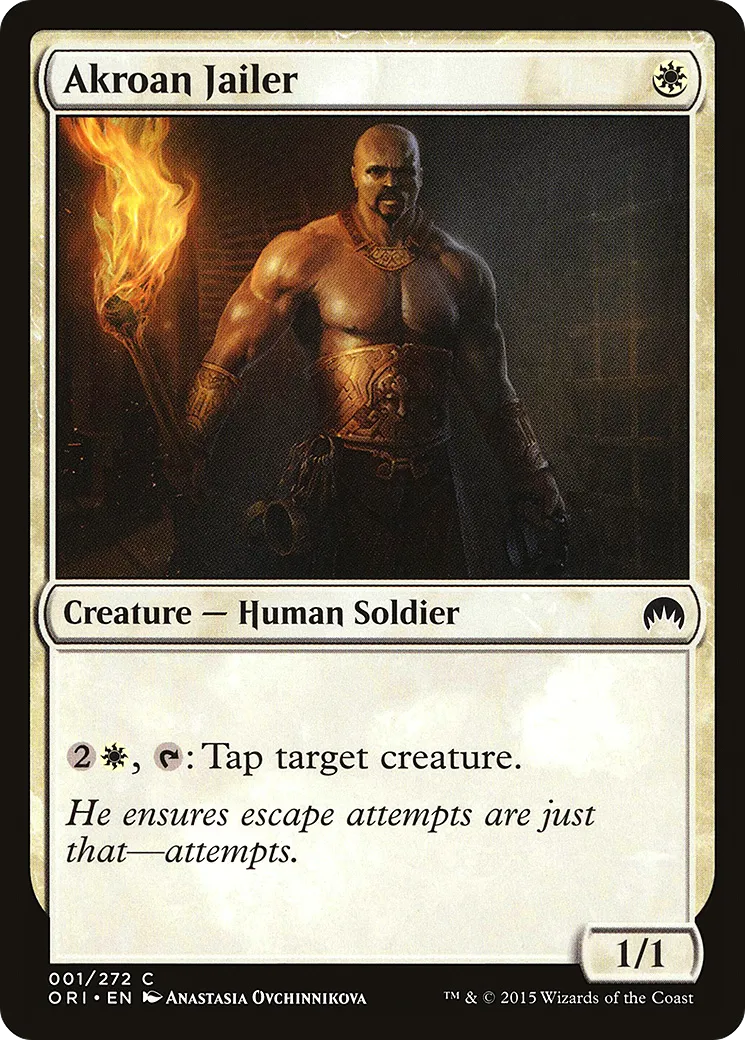 Akroan Jailer — Magic Origins — Magic: The Gathering