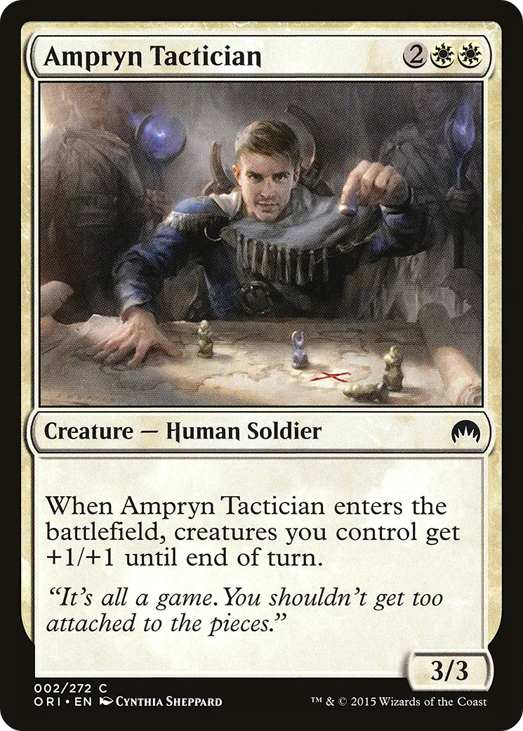 Ampryn Tactician from Magic Origins - Magic: The Gathering