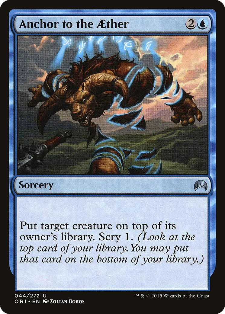 Anchor to the Aether — Magic Origins — Magic: The Gathering