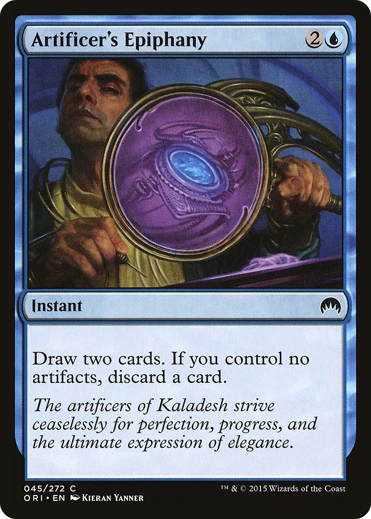 Artificer's Epiphany — Magic Origins — Magic: The Gathering