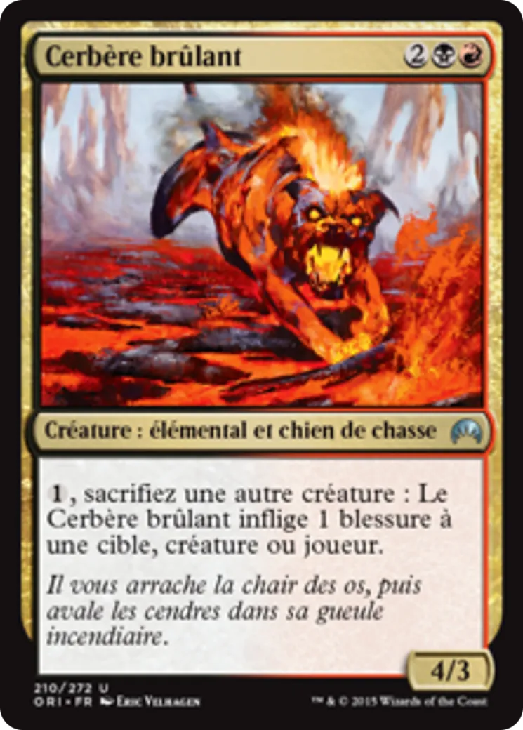 Cerbère brûlant — Magic Origins — Magic: The Gathering