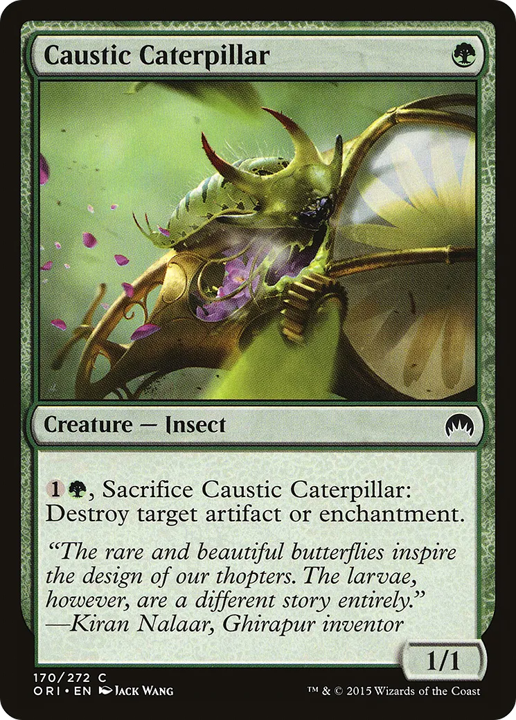 Caustic Caterpillar — Magic Origins — Magic: The Gathering