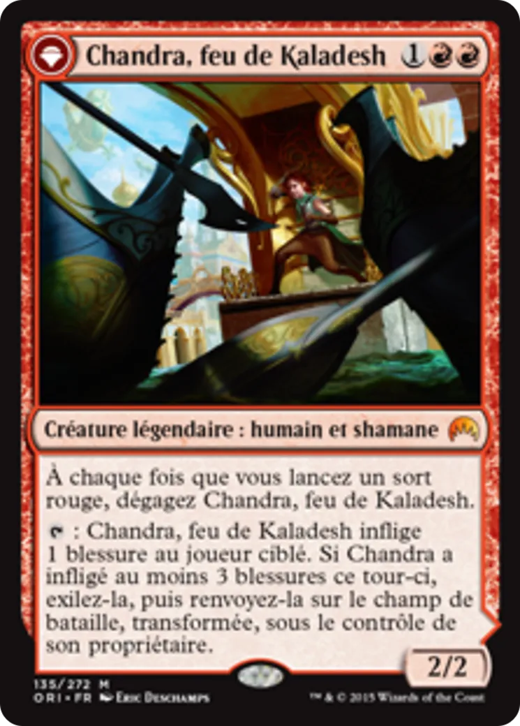 Chandra, feu de Kaladesh // Chandra, flamme rugissante — Magic Origins — Magic: The Gathering