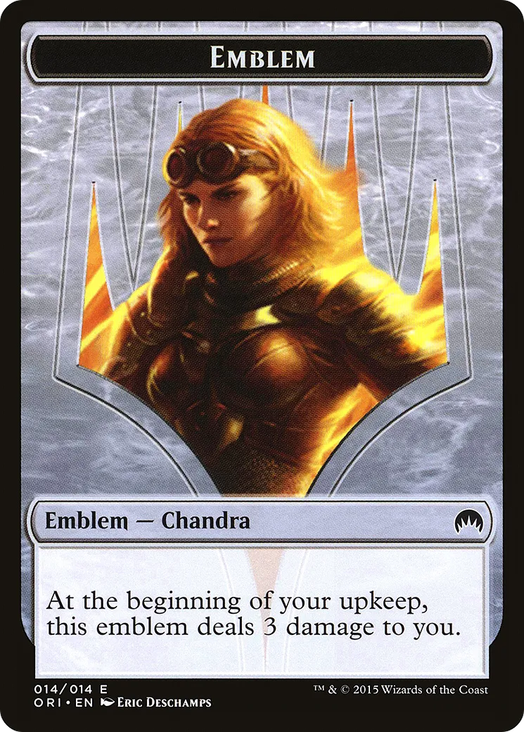 Chandra, Roaring Flame Emblem — Magic Origins — Magic: The Gathering