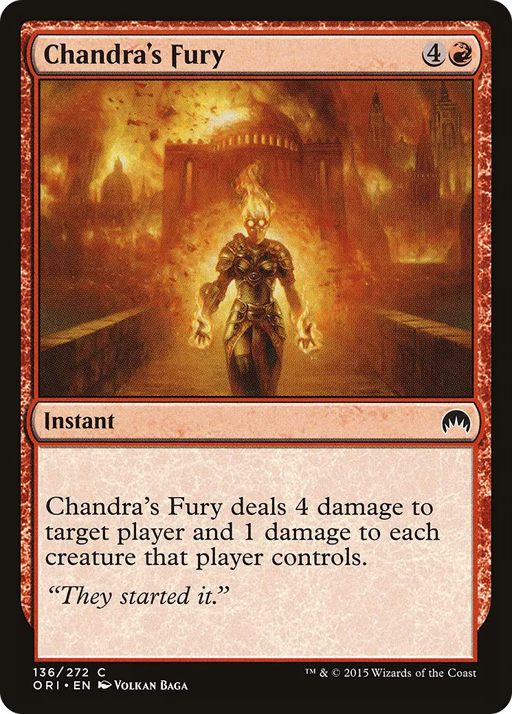 Furie de Chandra — Magic Origins — Magic: The Gathering