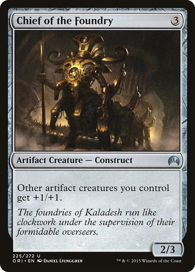 Chief of the Foundry — Magic Origins — Magic: The Gathering