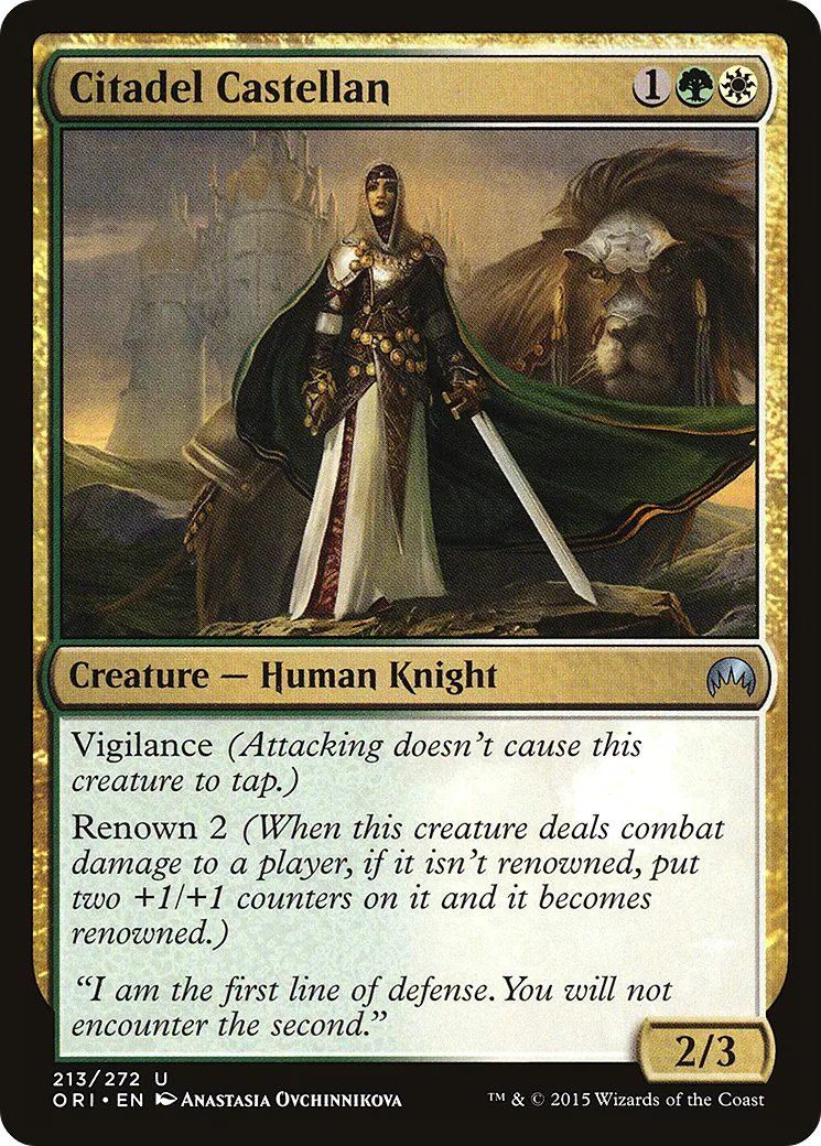 Citadel Castellan — Magic Origins — Magic: The Gathering