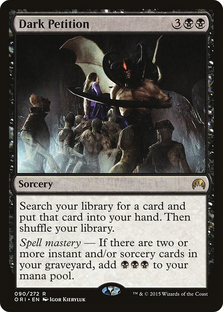 Dark Petition — Magic Origins — Magic: The Gathering