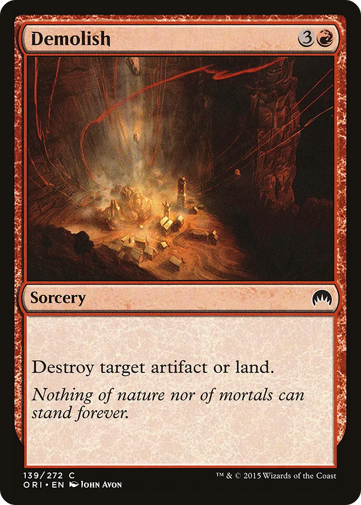 Démolition — Magic Origins — Magic: The Gathering