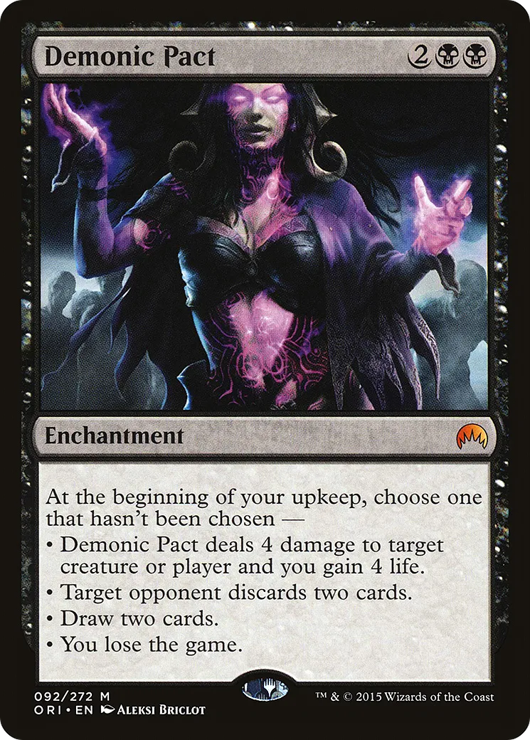 Pacte démoniaque — Magic Origins — Magic: The Gathering