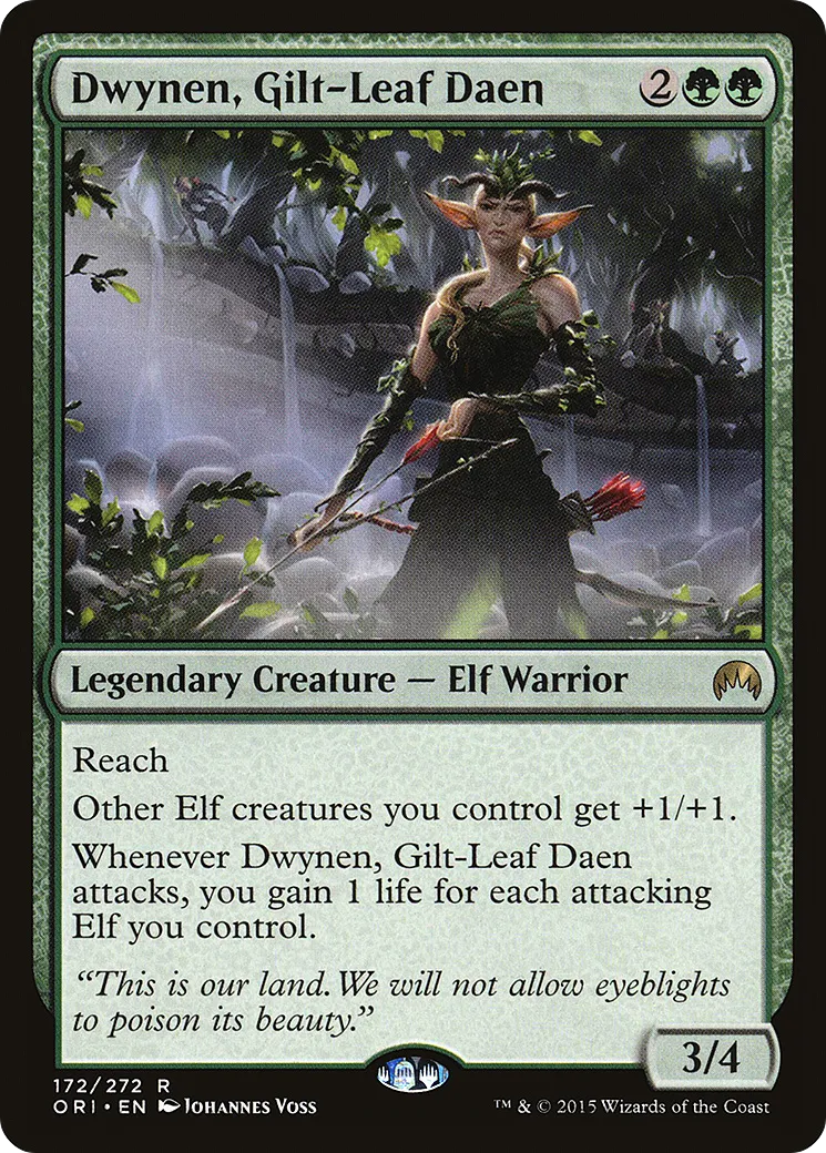 Dwynen, daen de Feuilledor — Magic Origins — Magic: The Gathering