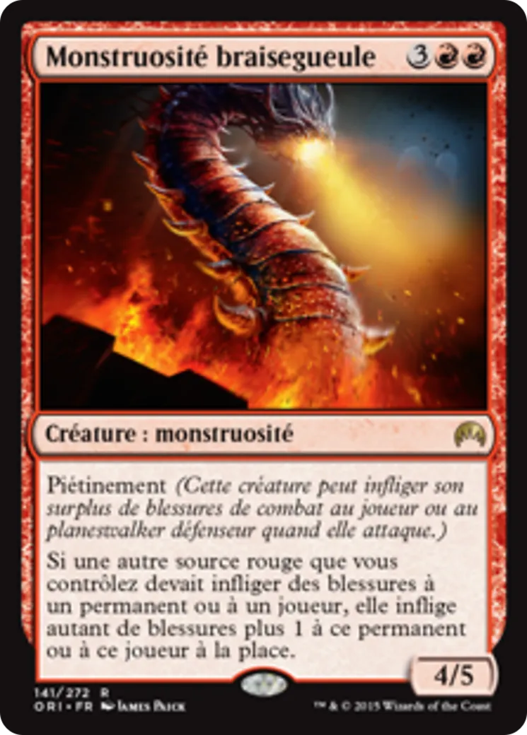 Monstruosité braisegueule — Magic Origins — Magic: The Gathering