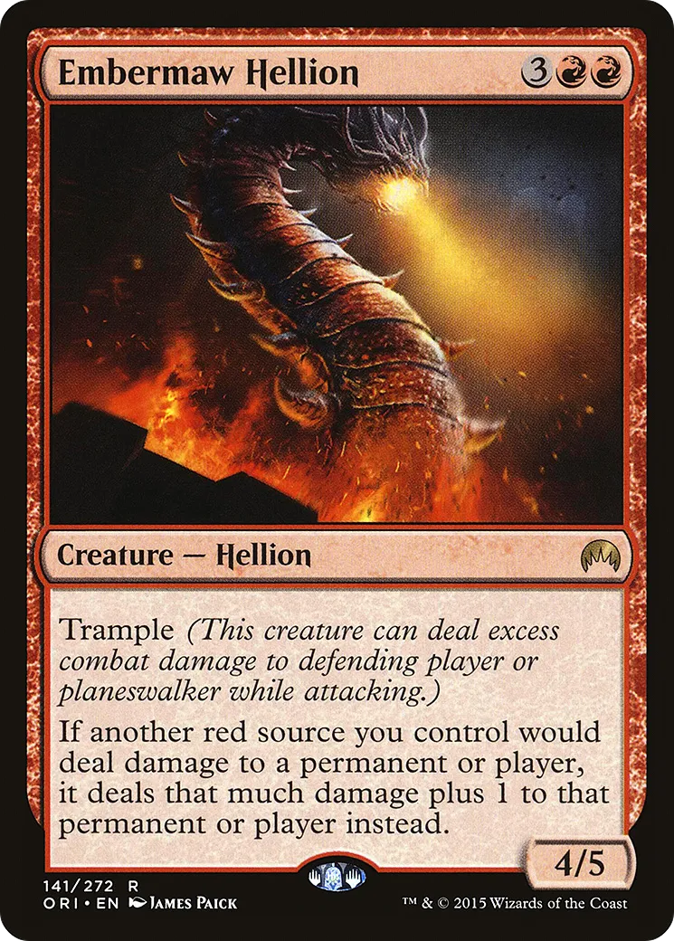 Embermaw Hellion — Magic Origins — Magic: The Gathering