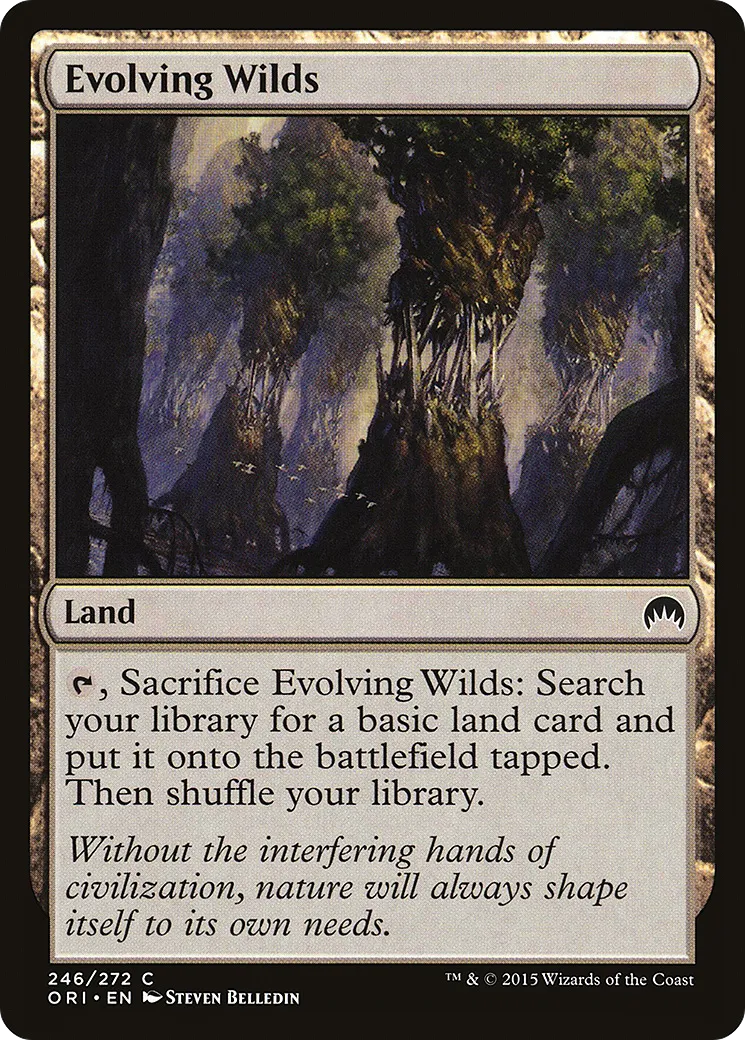 Evolving Wilds — Magic Origins — Magic: The Gathering