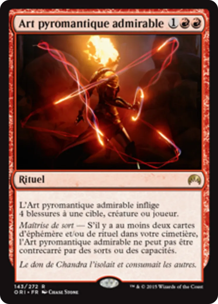 Art pyromantique admirable — Magic Origins — Magic: The Gathering
