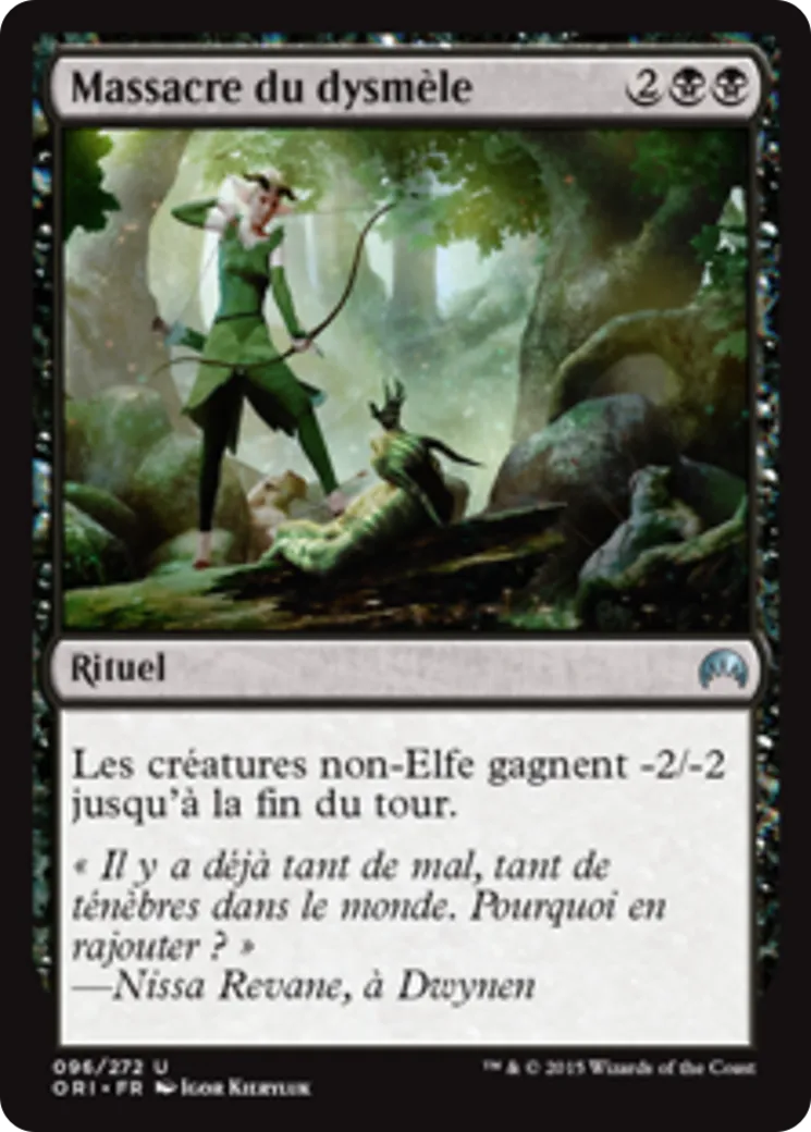 Massacre du dysmèle — Magic Origins — Magic: The Gathering