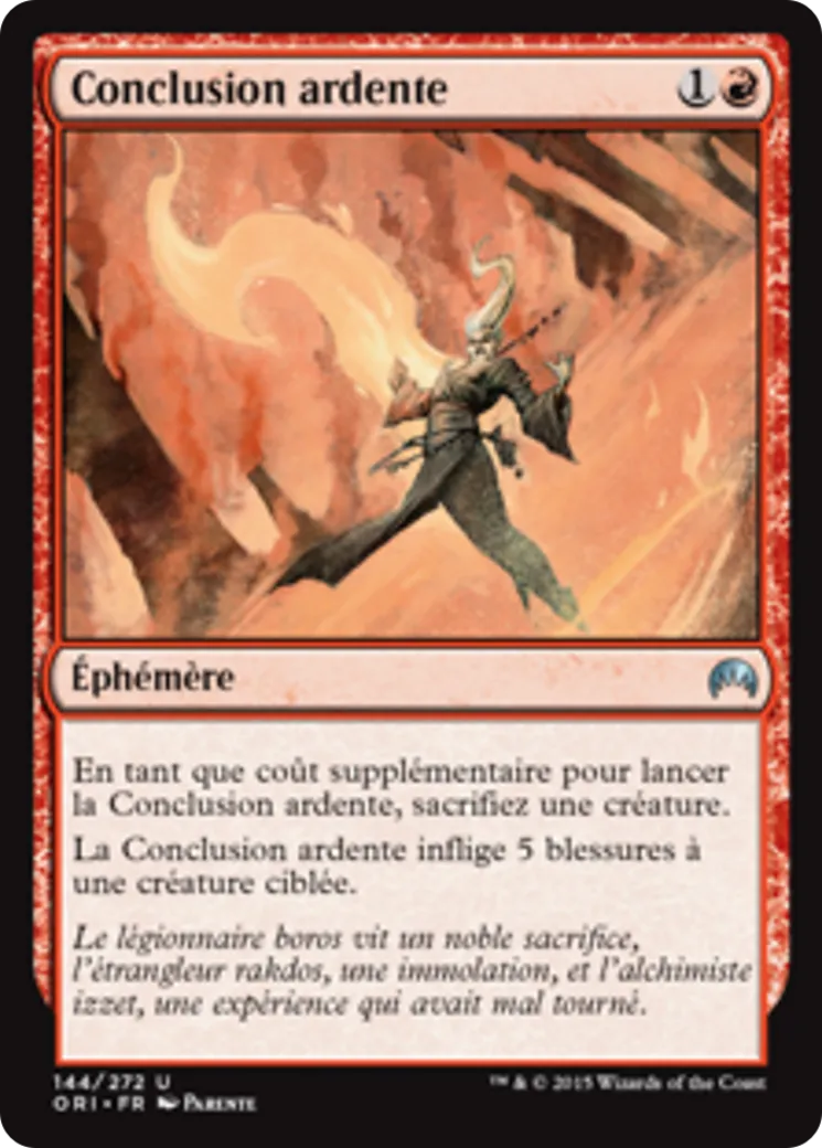 Conclusion ardente — Magic Origins — Magic: The Gathering