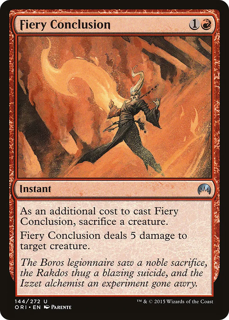 Fiery Conclusion — Magic Origins — Magic: The Gathering