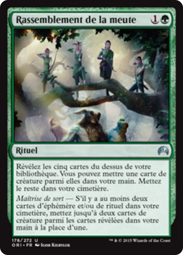 Rassemblement de la meute — Magic Origins — Magic: The Gathering