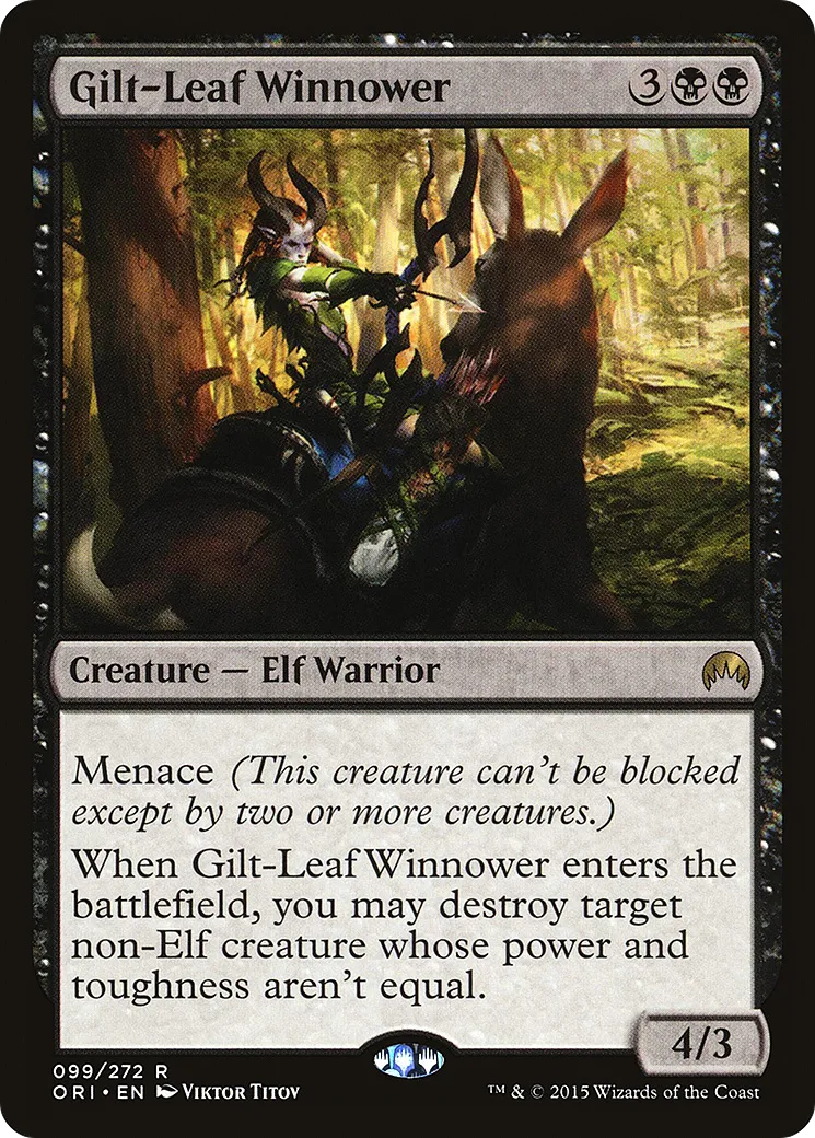 Gilt-Leaf Winnower — Magic Origins — Magic: The Gathering