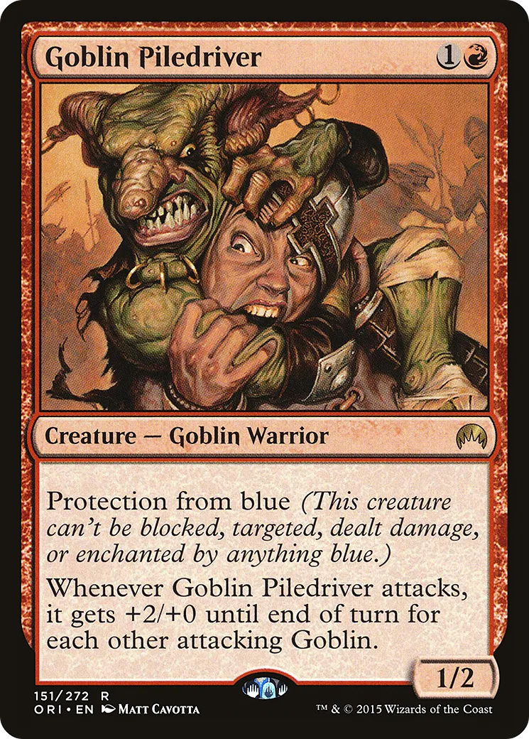 Goblin Piledriver — Magic Origins — Magic: The Gathering