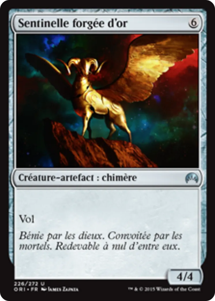 Sentinelle forgée d'or — Magic Origins — Magic: The Gathering