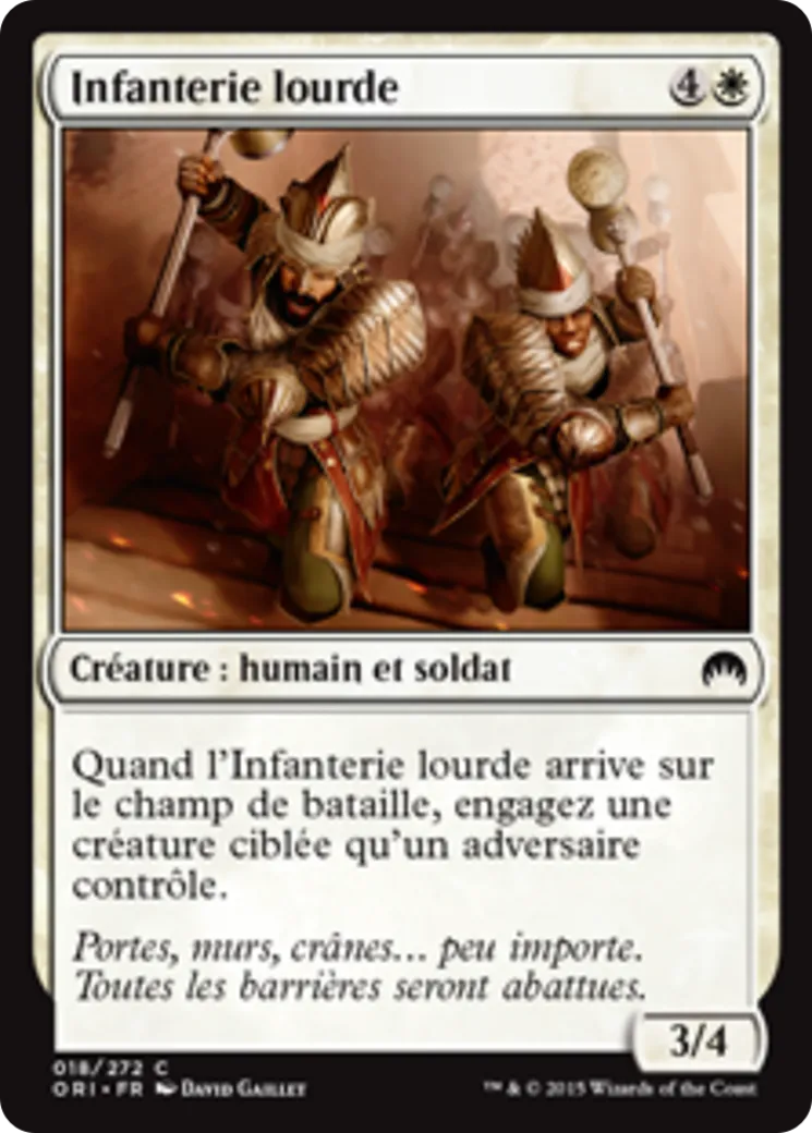 Infanterie lourde — Magic Origins — Magic: The Gathering