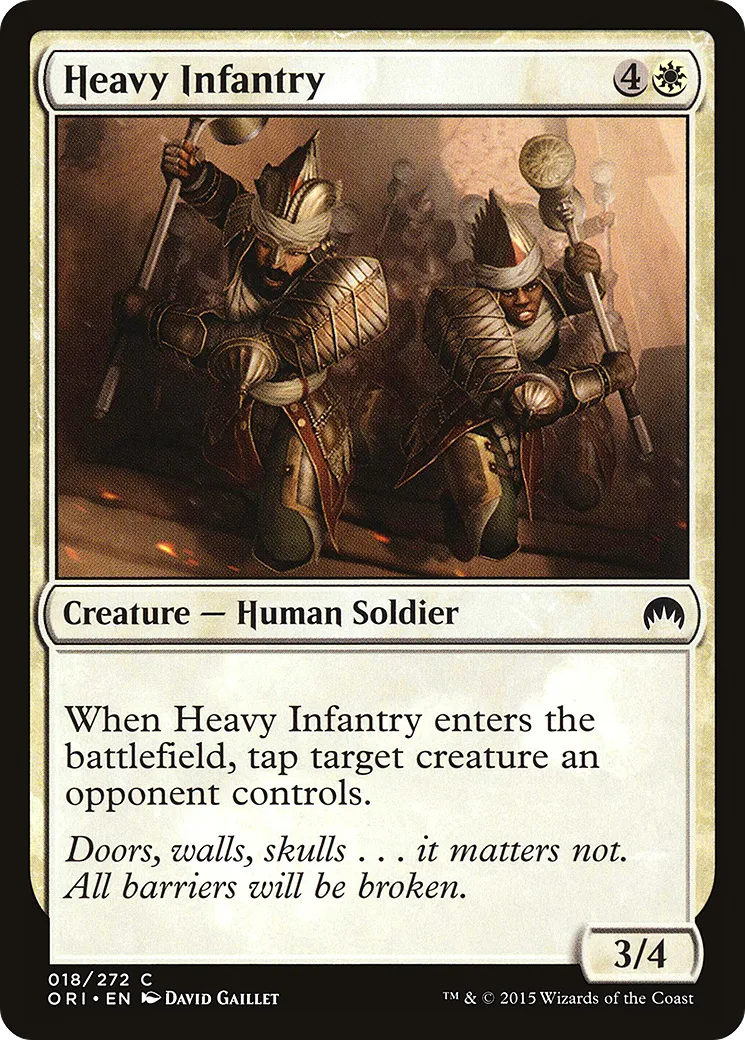 Heavy Infantry — Magic Origins — Magic: The Gathering