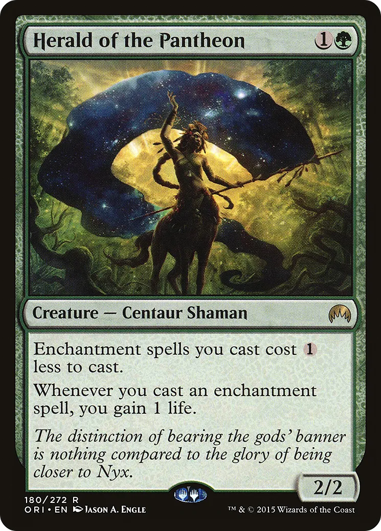 Herald of the Pantheon — Magic Origins — Magic: The Gathering